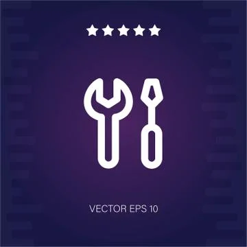 Tools vector icon Stock Illustration