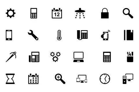 Tools Vector Icons Stock Illustration