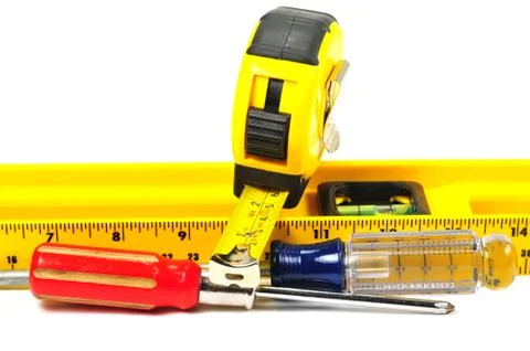 Tools on White Stock Photos