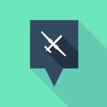 Tooltip icon with a war drone イラスト素材