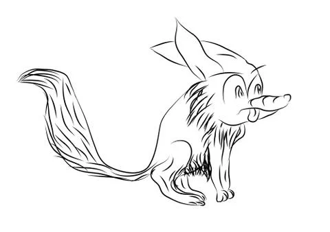 Toon fox Stock Illustration