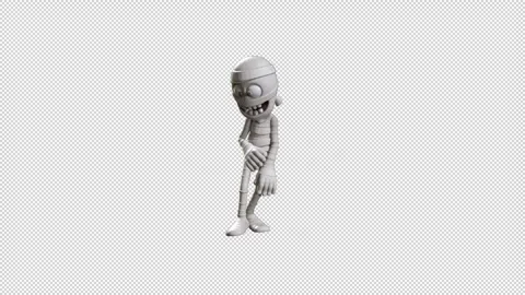 Toon Mummy Funk Flow Dancing Stock Footage 318242172
