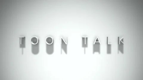 Toon talk 3D title animation with shadows on a white background Stock-Footage 297455679