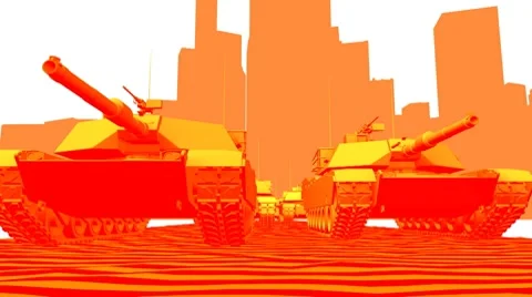 Toon Tank (HD) Video stock 8765291