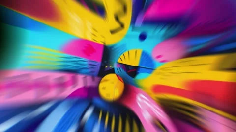 Toon Tunnel 1 Stock Footage 320133892