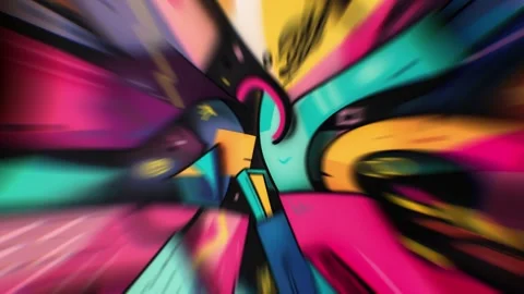 Toon Tunnel 5 Stock Footage 320133961