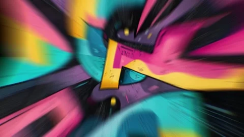 Toon Tunnel 6 Stock Footage 320133962