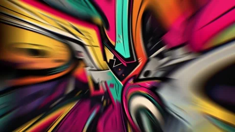 Toon Tunnel 8 Stock Footage 320133985