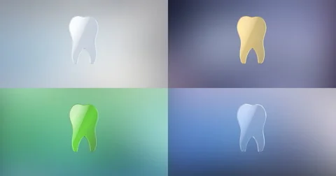 Tooth 3d Icon Stock Footage 67411645
