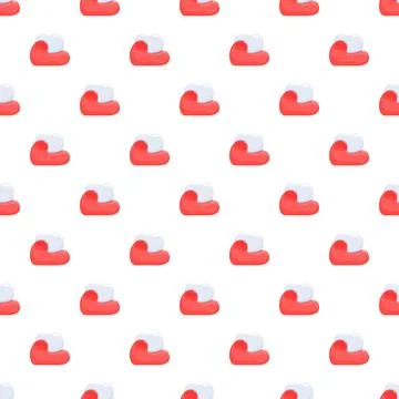 Tooth and gum seamless pattern for dental health Stock Illustration