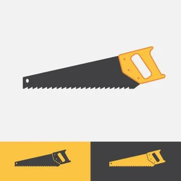 Tooth blade saw . Stock Illustration