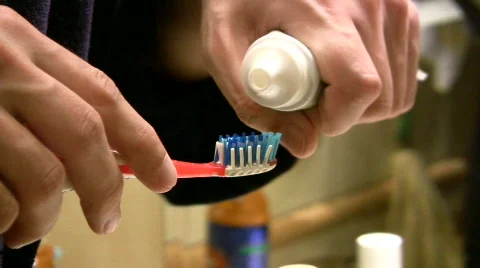Tooth brush  Stock Footage 542036