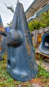 Tooth bucket Foto stock