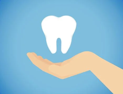 Tooth care Illustrazione stock