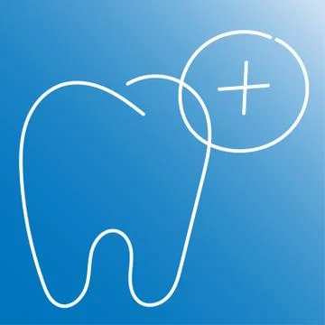 Tooth cartoon vector flat style for design - step of caries to tooth amalgam Stock-Illustration