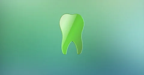 Tooth Color 3d Icon Stock Footage 67411065