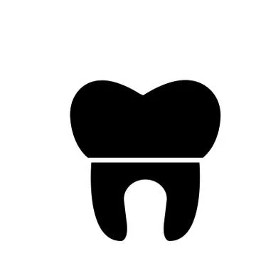 Tooth crown icon element of dentistry icon for mobile concept and web apps. T Stock Illustration