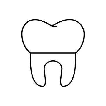 Tooth crown icon element of dentistry icon for mobile concept and web apps. T Stock Illustration