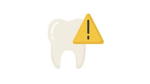 Tooth Decay icon animation for video motion graphics Stock Footage 201412535