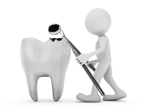 Tooth decay Stock Illustration