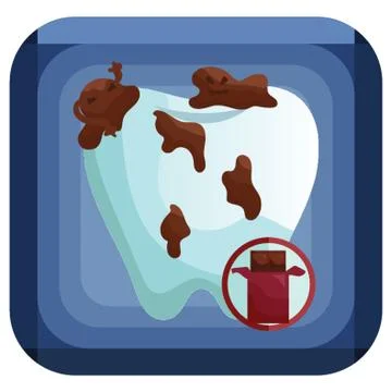 Tooth Decay Stock Illustration