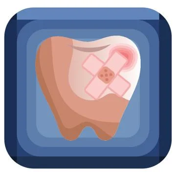 Tooth Decay Stock Illustration