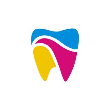 Tooth dental logo vector template Stock Illustration