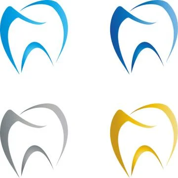 Tooth Drawn, Dentist, Logo Stock Illustration