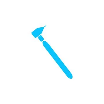 Tooth drilling machine icon flat. Stock Illustration