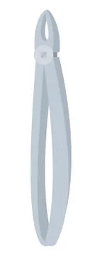 Tooth extraction forceps vector icon flat Stock Illustration