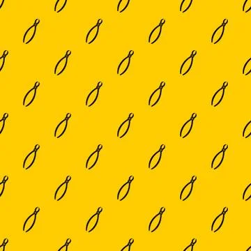 Tooth extraction instrument pattern vector Stock Illustration