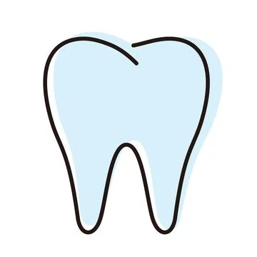 Tooth flat icon, vector illustration Stock-Illustration