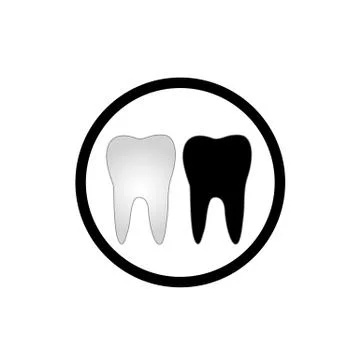 Tooth graphic for dentist Stock Illustration