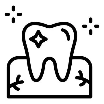 Tooth Hygiene Vector Icon Design Illustration Stock Illustration