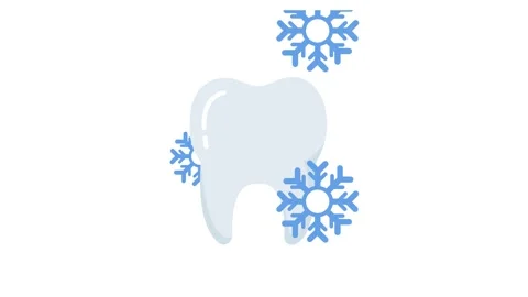 Tooth icon animation for video motion graphics Stock Footage 201412536