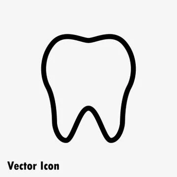 Tooth Icon, Stock Illustration