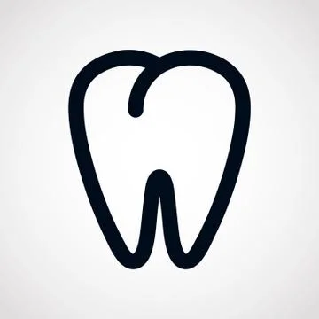Tooth icon. Stock Illustration