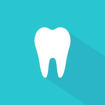 Tooth icon Illustrazione stock