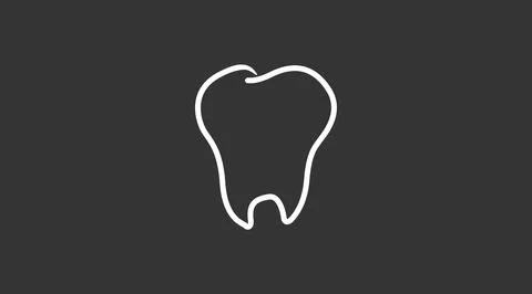 Tooth Icon. Stock Illustration