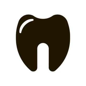 Tooth icon in trendy flat style isolated on white background. Eps 10. イラスト素材
