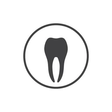Tooth icon vector Stock Illustration