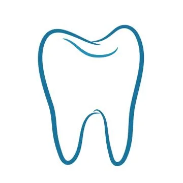 Tooth Icon vector Stock Illustration