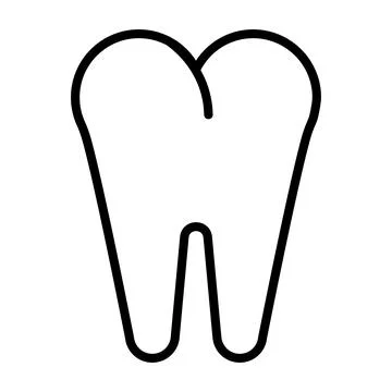 Tooth icon vector Stock Illustration