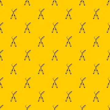 Tooth instruments for dental medicine pattern vector Stock Illustration