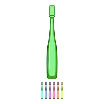 Tooth kid toothbrush cartoon vector graphic Stock Illustration