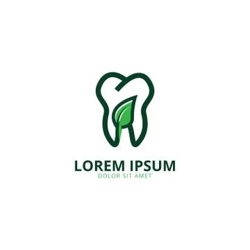 Tooth logo design template Stock Illustration