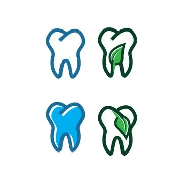 Tooth logo design template Stock Illustration