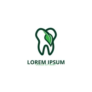 Tooth logo design template Stock Illustration