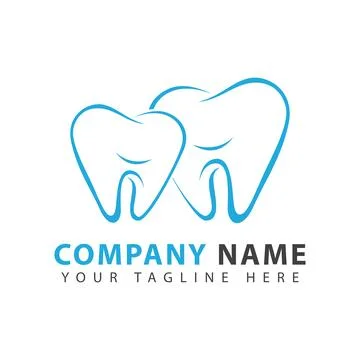 Tooth Logo Design Vector Stock Illustration