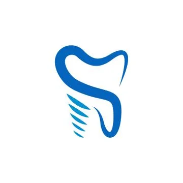 Tooth logo icon template Stock Illustration